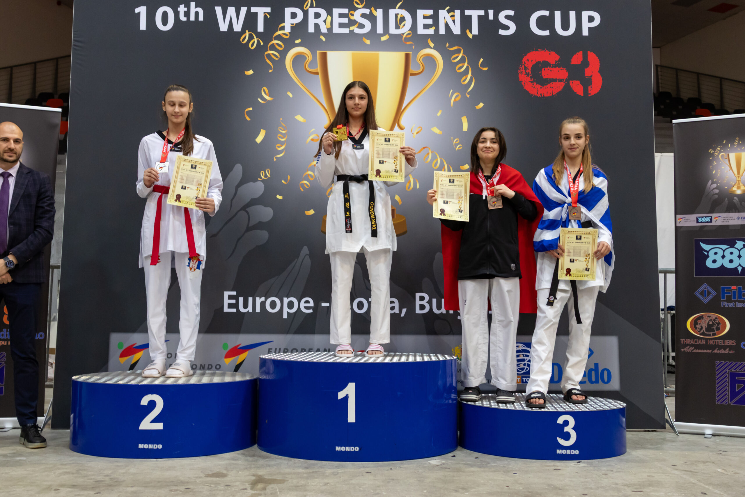 10th President's Cup Sofija 2025. Cadets medalists list